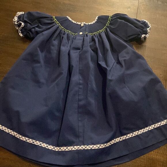 Girls Size 3 Southern Smocked Company Holiday Fall Dress - Picture 8 of 8